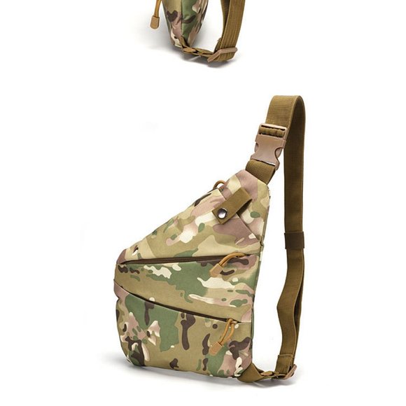 Sling Chest Bag Anti Theft Conceal Carry Bag Underarm Hidden for Travel Hiking - Picture 12 of 12